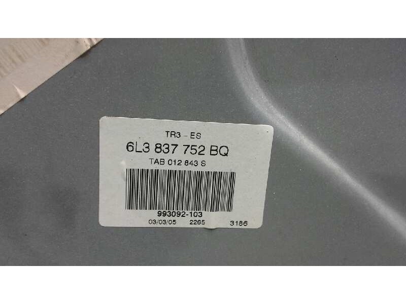 Recambio de elevalunas delantero derecho para seat ibiza (6l1) sport rider referencia OEM IAM 6L4837462  