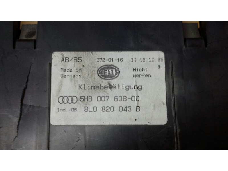 Recambio de mando climatizador para audi a3 (8l) 1.8 20v turbo referencia OEM IAM 8L0820043B  105285