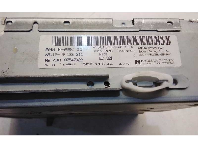 Recambio de sistema audio / radio cd para bmw x6 (e71) 3.0d referencia OEM IAM 65129186211  