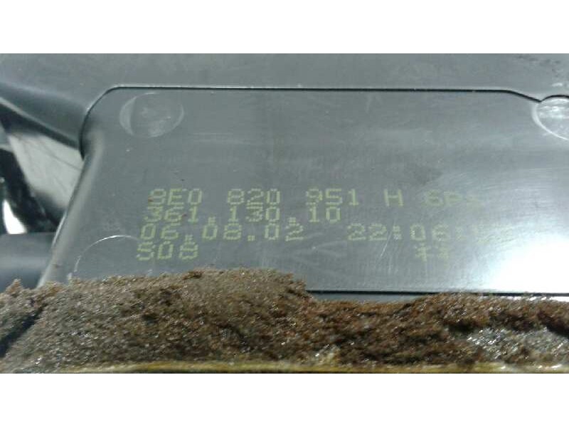 Recambio de aireador central para audi a4 berlina (8e) 1.8 t referencia OEM IAM 820951H6PS  