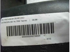 Recambio de retrovisor derecho para citroen ax 14 trs tecnic referencia OEM IAM    2