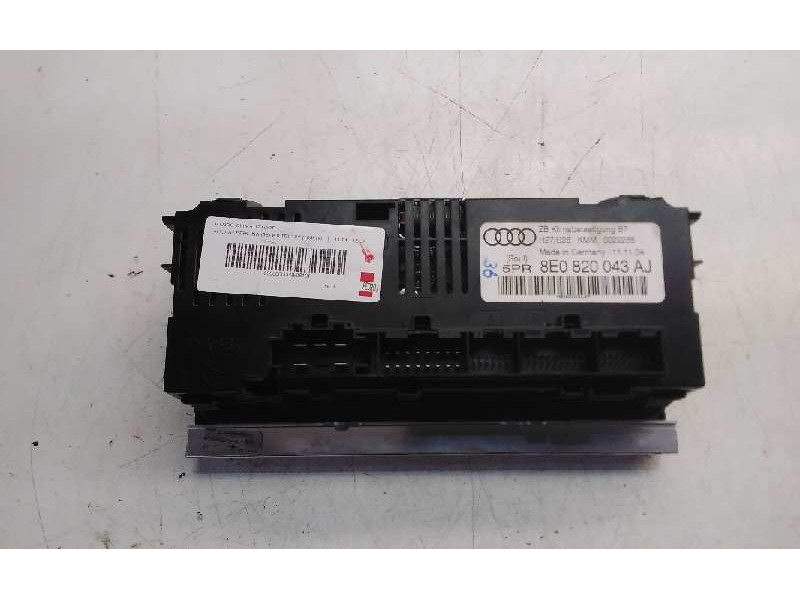 Recambio de mando climatizador para audi a4 berlina (8e) 2.0 tdi 16v (103kw) referencia OEM IAM 8E0820043AJ  