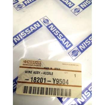 Recambio de sirga acelerador para nissan vanette furgoneta (c120) 1.5 referencia OEM IAM 18201Y9504 NUEVO 