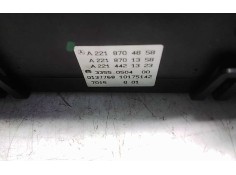 Recambio de mando climatizador para mercedes clase s (w221) berlina 320 / 350 cdi (221.022) referencia OEM IAM A2218704858   2