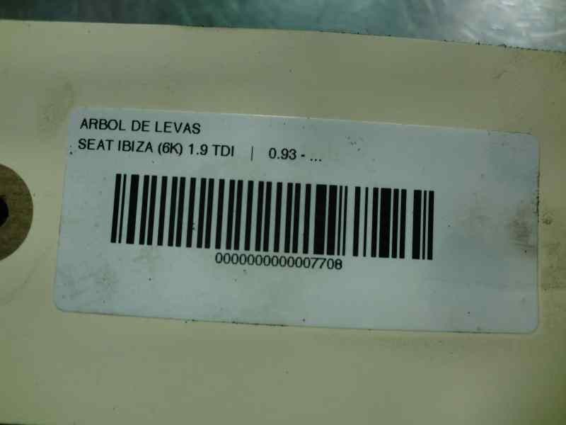 Recambio de arbol de levas para seat ibiza (6k) 1.9 tdi referencia OEM IAM   105867