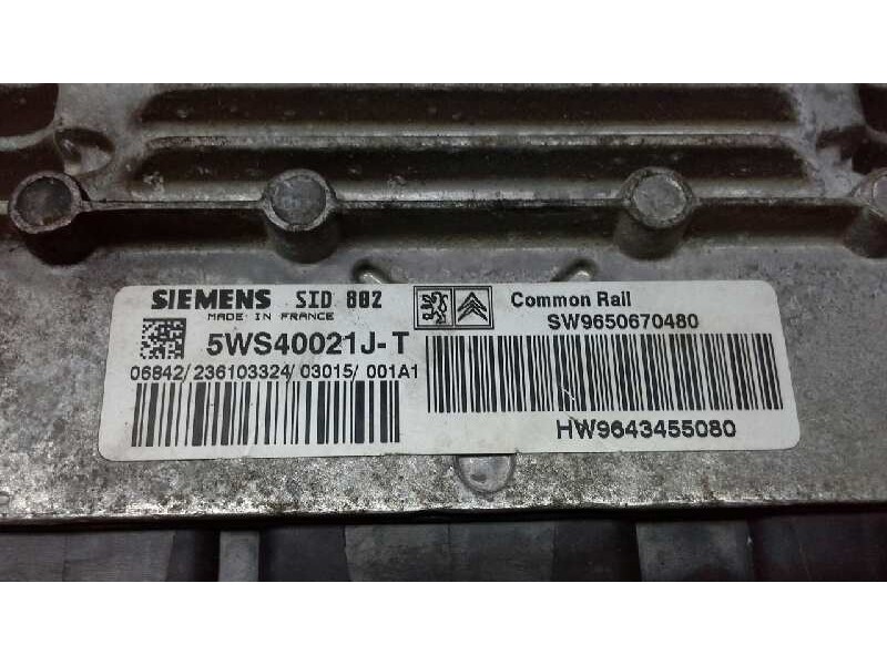 Recambio de centralita motor uce para citroen c3 1.4 hdi sx plus referencia OEM IAM  320 