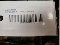 Recambio de caja cambios para seat toledo (1l) 1.9 tdi referencia OEM IAM ASD   2