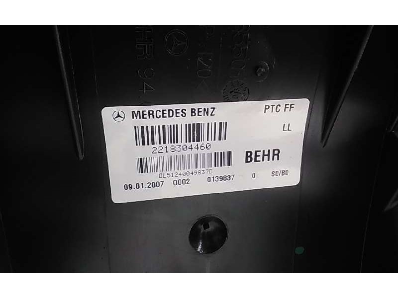 Recambio de calefaccion entera normal para mercedes clase s (w221) berlina 320 / 350 cdi (221.022) referencia OEM IAM 2218304460