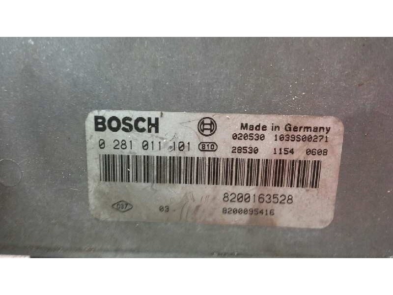 Recambio de centralita motor uce para renault laguna ii (bg0) dynamique referencia OEM IAM 0281011101 229 