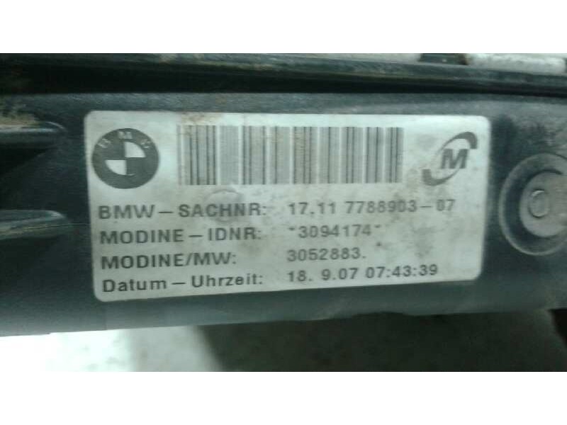 Recambio de radiador agua para bmw serie 1 berlina (e81/e87) 118d referencia OEM IAM 3052883  