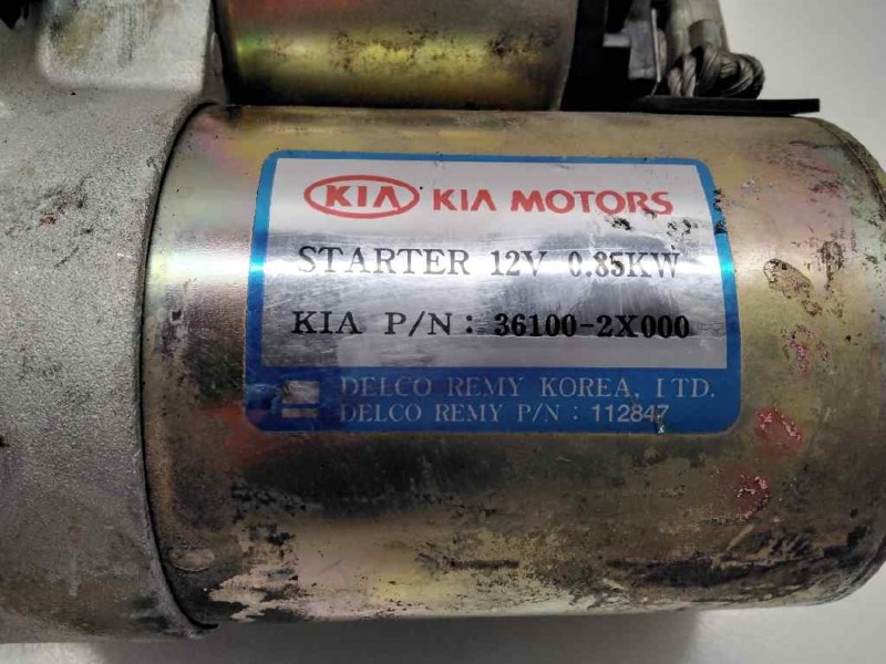 Recambio de motor arranque para kia rio rs berlina (5-ptas.) referencia OEM IAM 361002X000 112847 