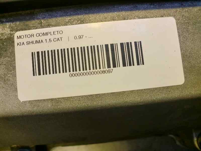 Recambio de motor completo para kia shuma 1.5 cat referencia OEM IAM BF  106145