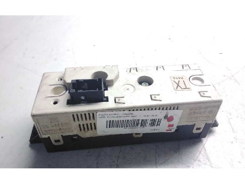 Recambio de pantalla multifuncion para opel astra g berlina sport referencia OEM IAM 24461517  