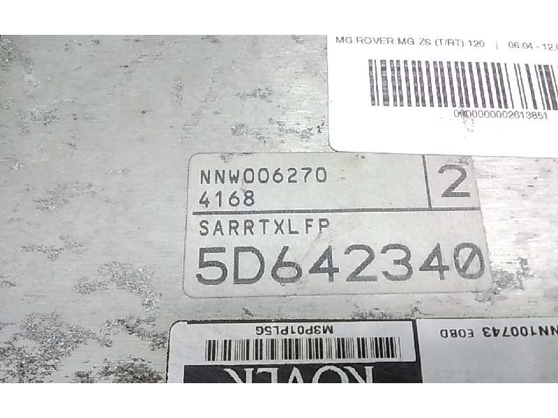 Recambio de centralita motor uce para mg rover mg zs (t/rt) 120 referencia OEM IAM 5D642340  