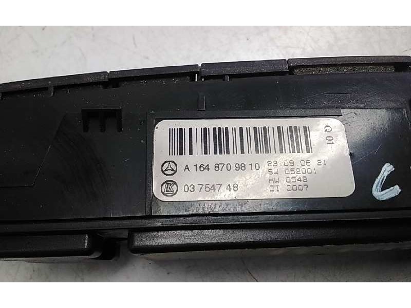 Recambio de warning para mercedes clase m (w164) 280 / 300 cdi (164.120) referencia OEM IAM A1648709810  