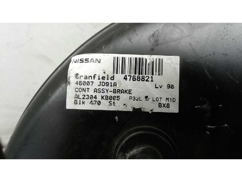 Recambio de servofreno para nissan qashqai (j10) 2.0 dci turbodiesel cat referencia OEM IAM   106212
