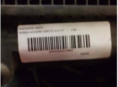 Recambio de radiador agua para honda accord (cb/cc) 2.0 cat referencia OEM IAM    2