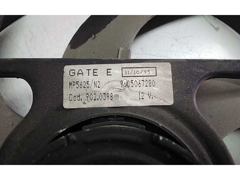 Recambio de electroventilador para citroen ax referencia OEM IAM 9605067280  