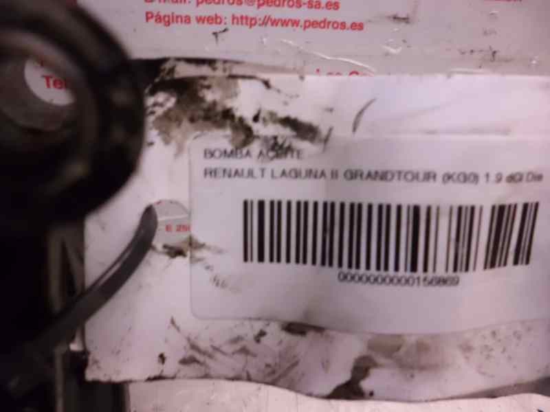 Recambio de bomba aceite para renault laguna ii grandtour (kg0) 1.9 dci diesel referencia OEM IAM F9Q750  