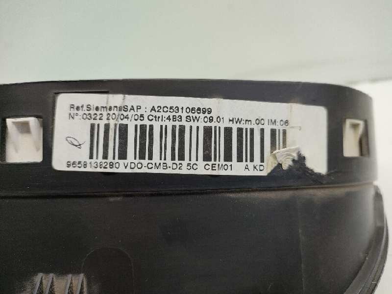 Recambio de cuadro instrumentos para peugeot 407 sw st confort referencia OEM IAM 9658138280  