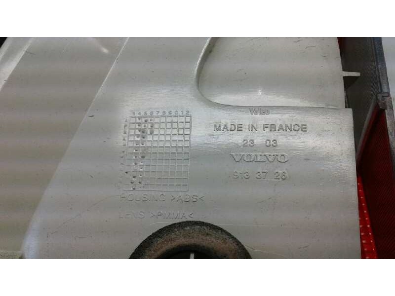 Recambio de piloto trasero central para volvo serie 850 2.5 10v berlina referencia OEM IAM 9133726  