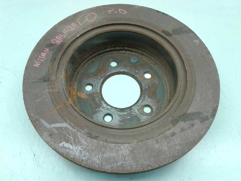 Recambio de disco freno trasero para nissan qashqai (j10) 2.0 dci turbodiesel cat referencia OEM IAM   106252
