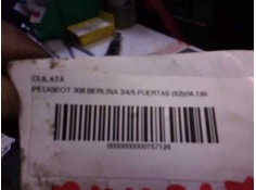 Recambio de culata para peugeot 306 berlina 3/4/5 puertas (s2) 1.9 turbodiesel cat referencia OEM IAM    2