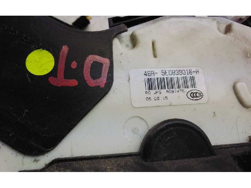 Recambio de cerradura puerta trasera derecha para volkswagen passat lim. (3g2) 1.6 tdi dpf referencia OEM IAM 46A5E0839016A  