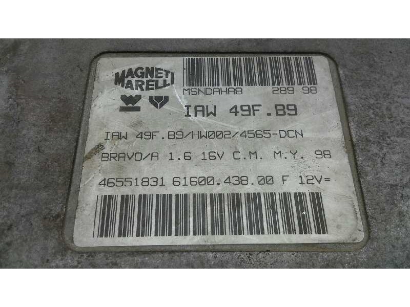 Recambio de centralita motor uce para fiat bravo (182) 16v 100 gt referencia OEM IAM 0046750005 131 