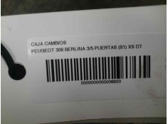 Recambio de caja cambios para peugeot 306 berlina 3/5 puertas (s1) 1.9 turbodiesel referencia OEM IAM 20CM70  106752 2