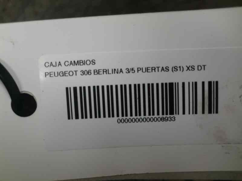 Recambio de caja cambios para peugeot 306 berlina 3/5 puertas (s1) 1.9 turbodiesel referencia OEM IAM 20CM70  106752