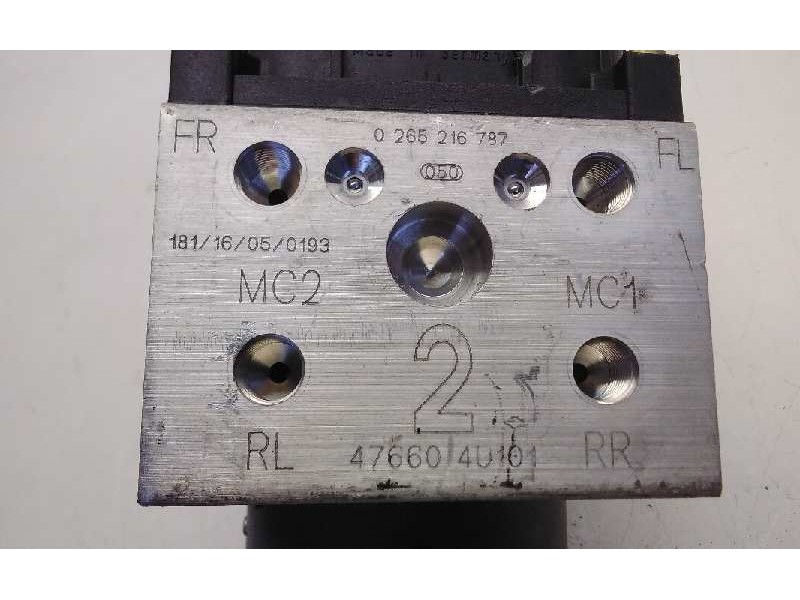 Recambio de centralita abs para nissan terrano (wd21) referencia OEM IAM 0265215436 DEFECTUOSO 