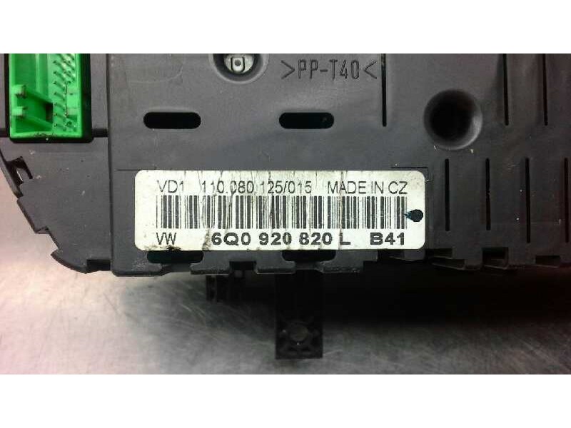 Recambio de cuadro instrumentos para volkswagen polo (9n1) 1.4 tdi referencia OEM IAM   