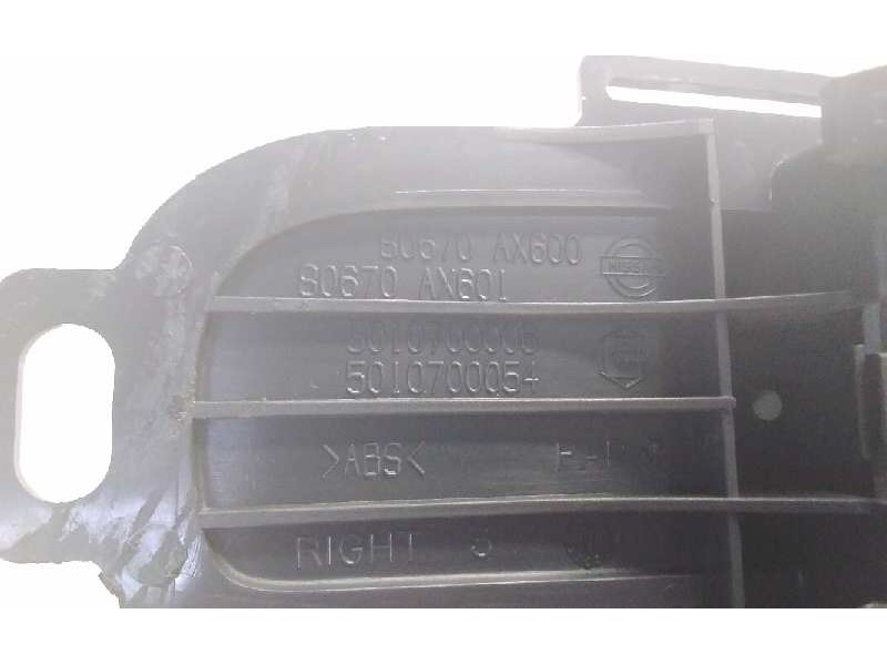 Recambio de cerradura puerta delantera derecha para nissan micra (k12e) acenta referencia OEM IAM 80670AX600  