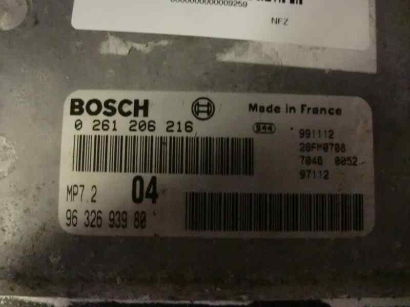 Recambio de centralita motor uce para citroen xsara picasso 1.6 referencia OEM IAM 0261206216 311 107014