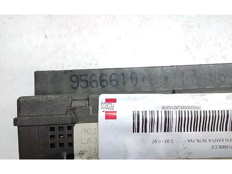 Recambio de caja fusibles para citroen xantia berlina referencia OEM IAM 956610180  