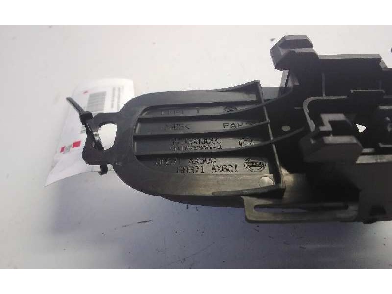 Recambio de maneta interior delantera izquierda para nissan micra (k12e) acenta referencia OEM IAM 80671AX601  