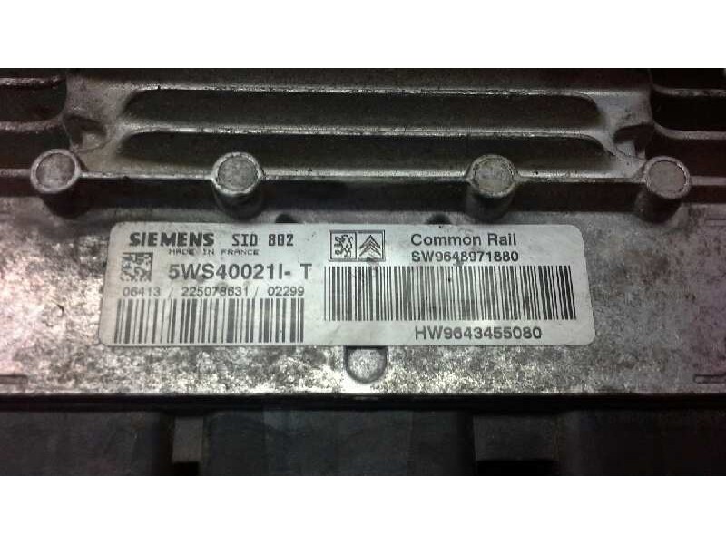 Recambio de centralita motor uce para citroen c3 1.4 hdi sx plus referencia OEM IAM  319 