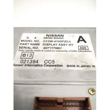 Recambio de pantalla multifuncion para nissan primera (p12) 2.2 dci referencia OEM IAM 28090BA000  