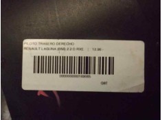 Recambio de piloto trasero derecho para renault laguna (b56) 2.2 diesel referencia OEM IAM    2