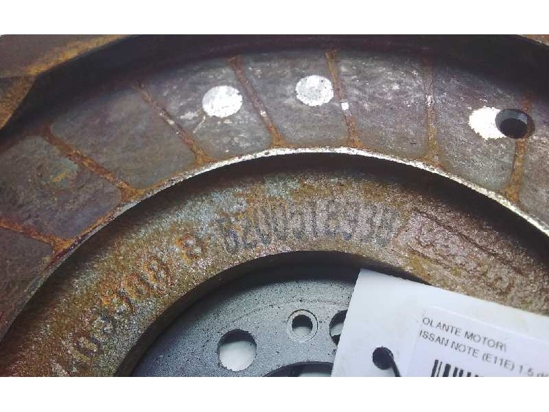 Recambio de volante motor para nissan note (e11e) 1.5 dci turbodiesel cat referencia OEM IAM 8200518938  