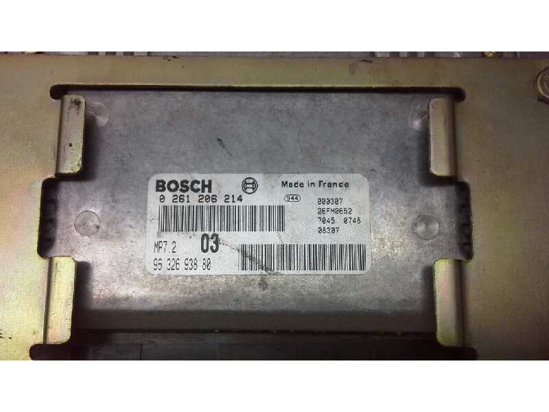 Recambio de centralita motor uce para citroen xsara berlina 1.6 referencia OEM IAM 0261206214 9632693880 