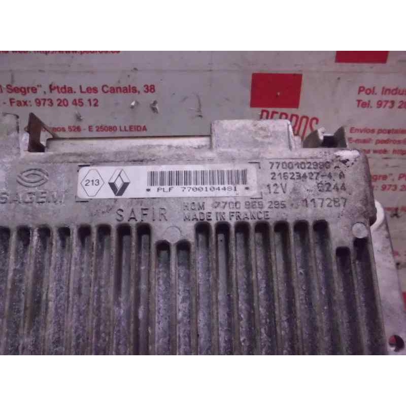 Recambio de centralita motor uce para renault clio i fase i+ii (b/c57) 1.2 alize referencia OEM IAM  265 