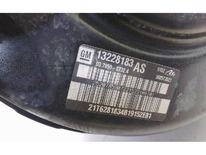 Recambio de servofreno para opel insignia berlina cosmo referencia OEM IAM 13228183  