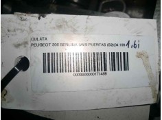 Recambio de culata para peugeot 306 berlina 3/4/5 puertas (s2) 1.6 cat referencia OEM IAM NFT   2