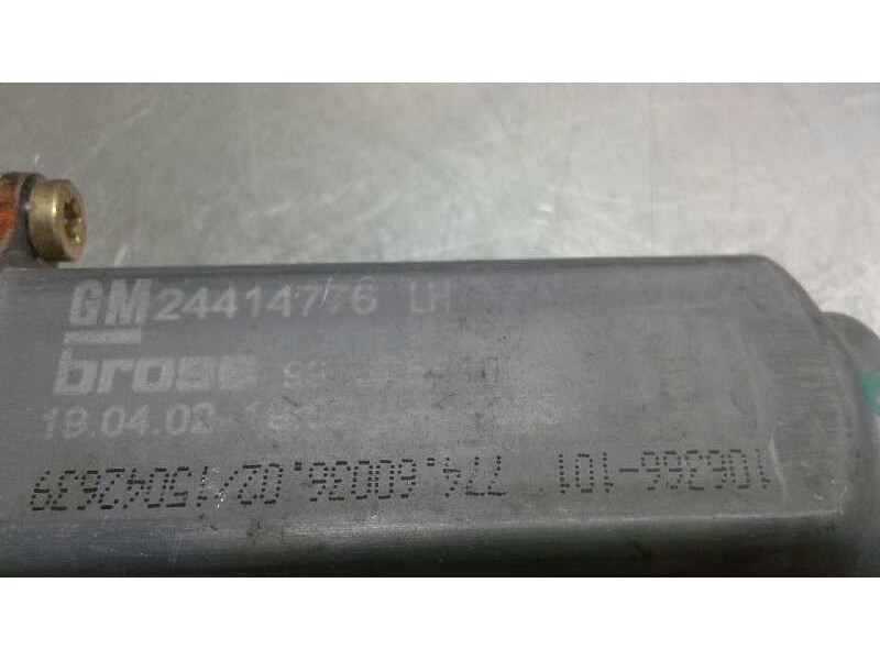 Recambio de motor elevalunas trasero izquierdo para opel vectra c berlina comfort referencia OEM IAM 24414776LH  
