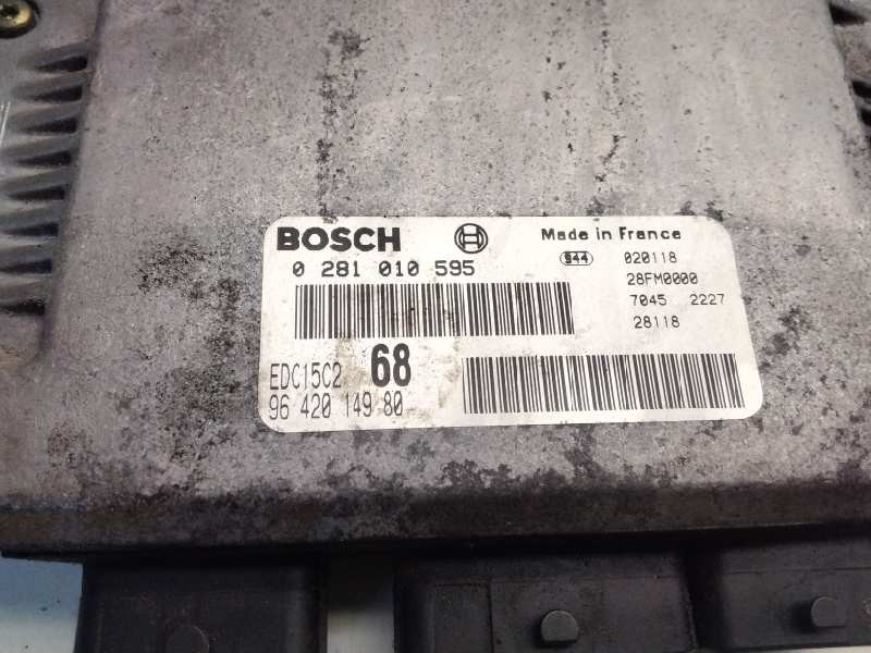 Recambio de centralita motor uce para citroen xsara picasso referencia OEM IAM 0281010595  