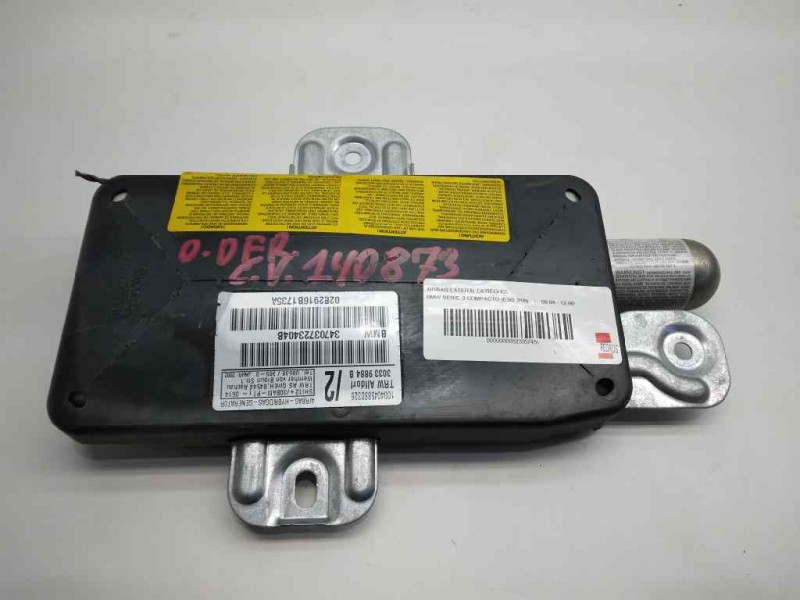 Recambio de airbag lateral derecho para bmw serie 3 coupe (e46) 318 ci referencia OEM IAM   