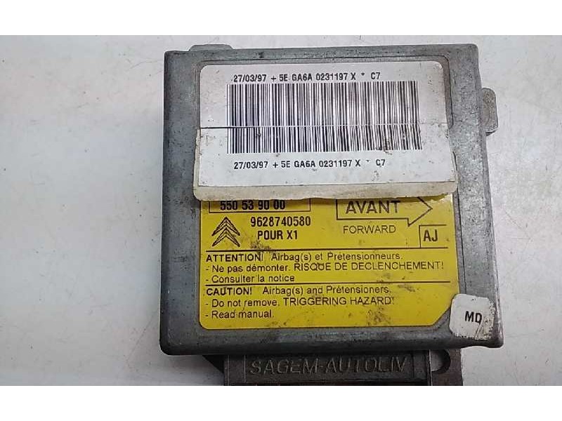 Recambio de centralita airbag para citroen xantia berlina referencia OEM IAM 550539000  