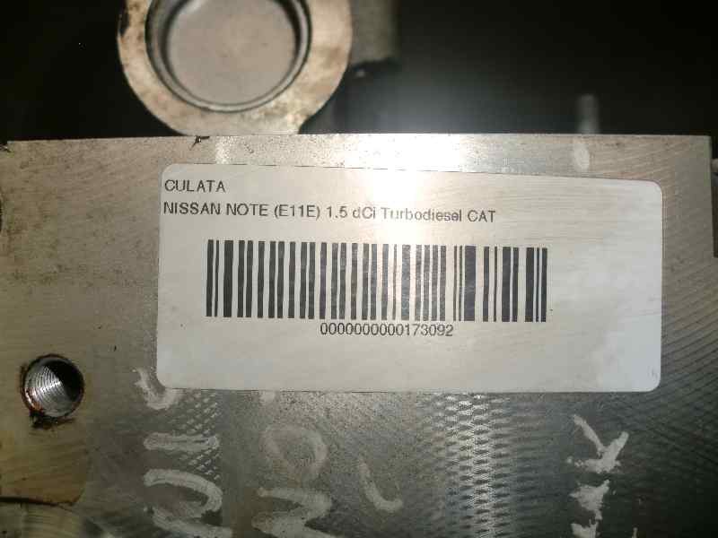 Recambio de culata para nissan note (e11e) 1.5 dci turbodiesel cat referencia OEM IAM   K9K276